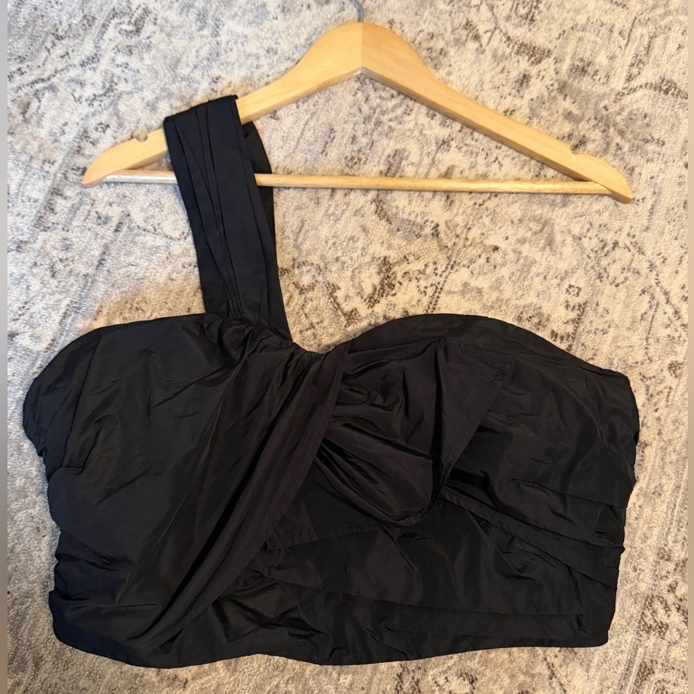 Anthropologie Black Textured Top